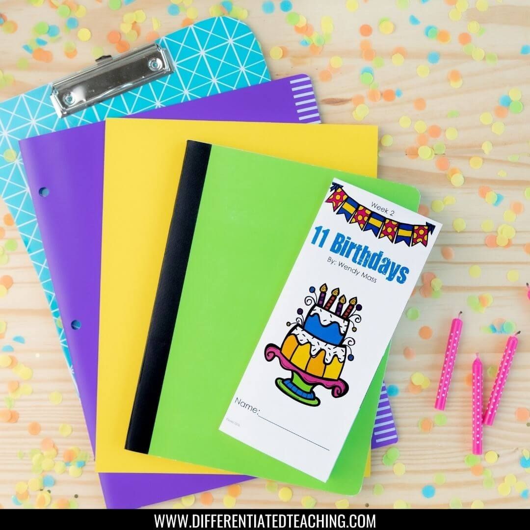 11 Birthdays Novel Study - Differentiated Teaching with Rebecca Davies