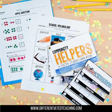 1st Grade Sub Plan Bundle: Emergency Substitute Plans for the Whole School Year - Differentiated Teaching with Rebecca Davies