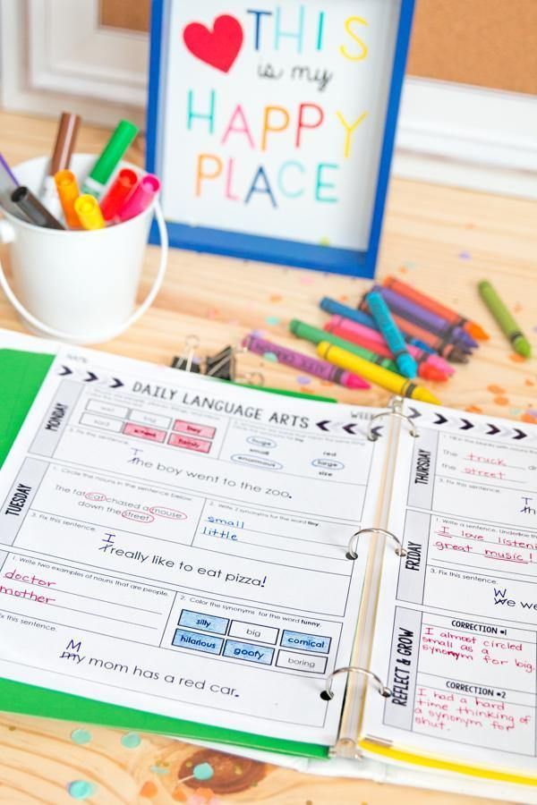 2nd Grade Daily Language Spiral Review - Differentiated Teaching with Rebecca Davies