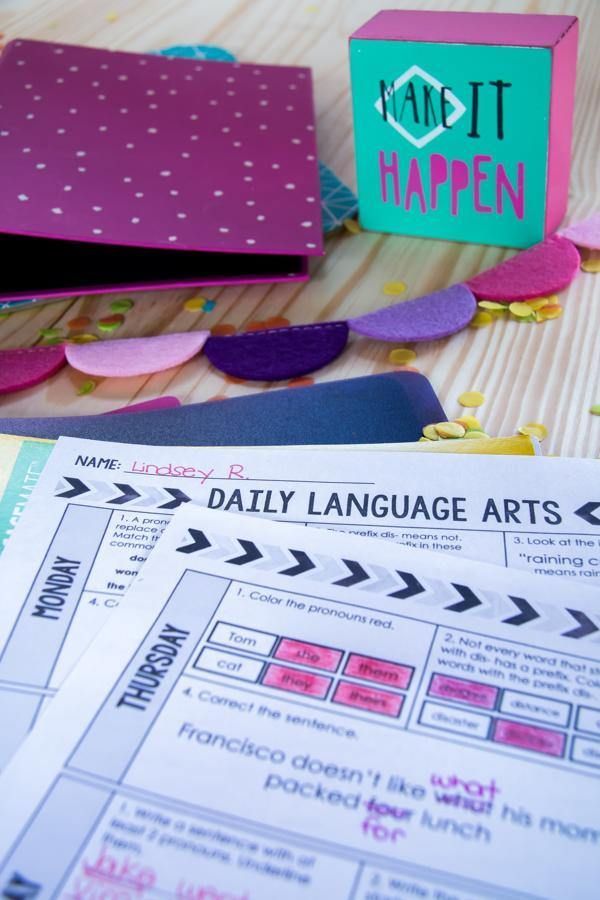 3rd Grade Daily Language Spiral Review - Differentiated Teaching with Rebecca Davies