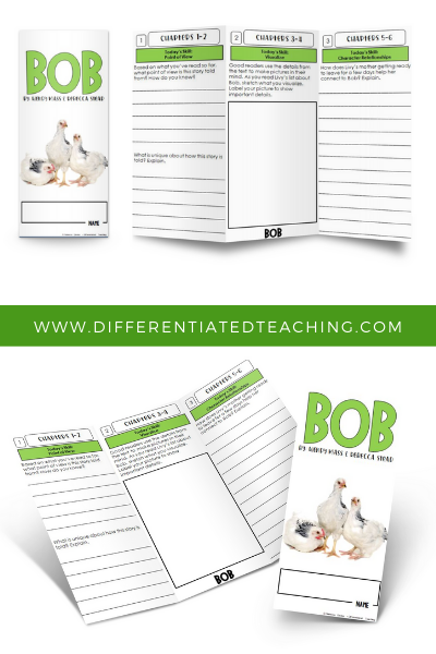 Bob Novel Study - Differentiated Teaching with Rebecca Davies