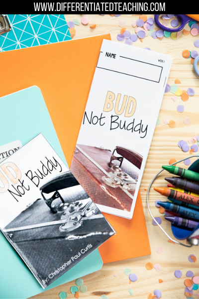 Bud, Not Buddy Novel Study - Differentiated Teaching with Rebecca Davies