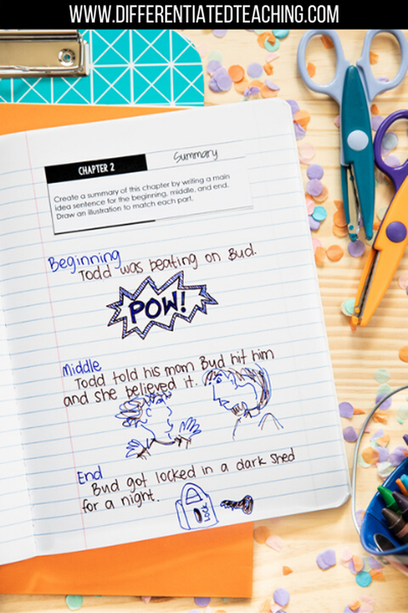 Bud, Not Buddy Novel Study - Differentiated Teaching with Rebecca Davies
