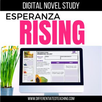 Esperanza Rising Novel Study - Differentiated Teaching with Rebecca Davies