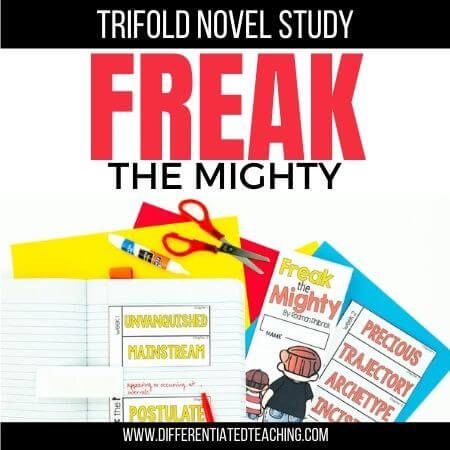 Freak the Mighty Novel Study - Differentiated Teaching with Rebecca Davies