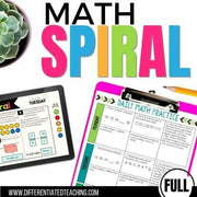 Math Spiral Review: A Full Year of No-Prep Daily Math Practice - Differentiated Teaching with Rebecca Davies