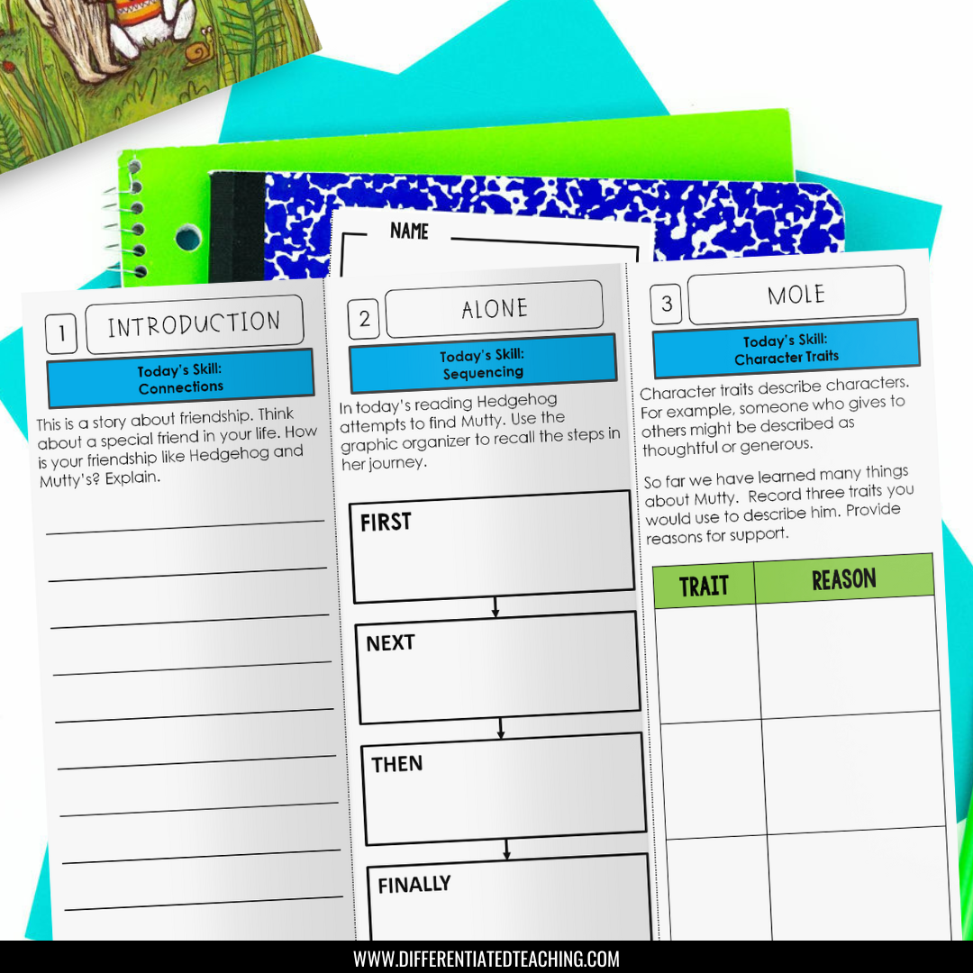 Our Friend Hedgehog Novel Study - Differentiated Teaching with Rebecca Davies