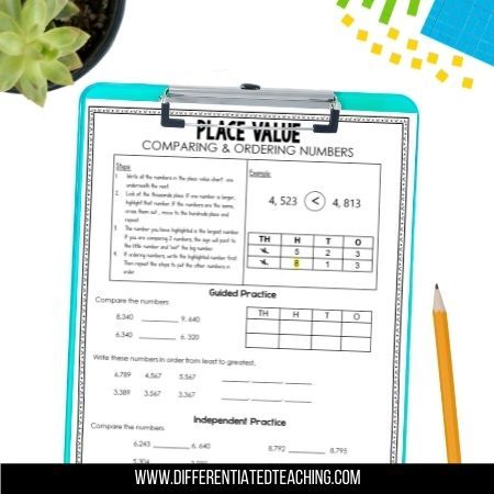 Place Value Intervention - Standards-based Tier 1 activities, strategies, & assessments - Differentiated Teaching with Rebecca Davies