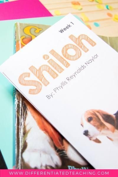 Shiloh Novel Study Unit: Print + Digital Bundle - Differentiated Teaching with Rebecca Davies