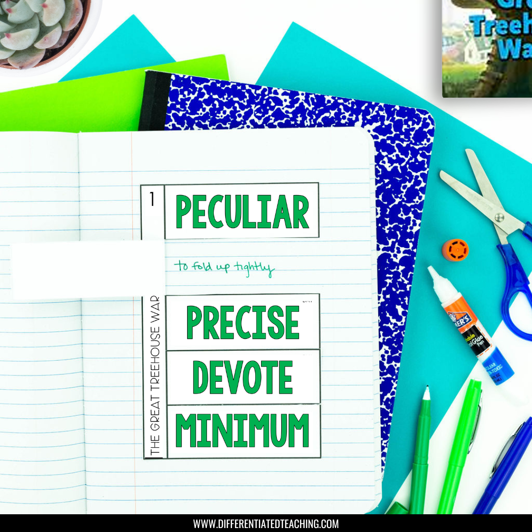 The Great Treehouse War Novel Study: Book Study Unit for the Book by Lisa Graff - Differentiated Teaching with Rebecca Davies