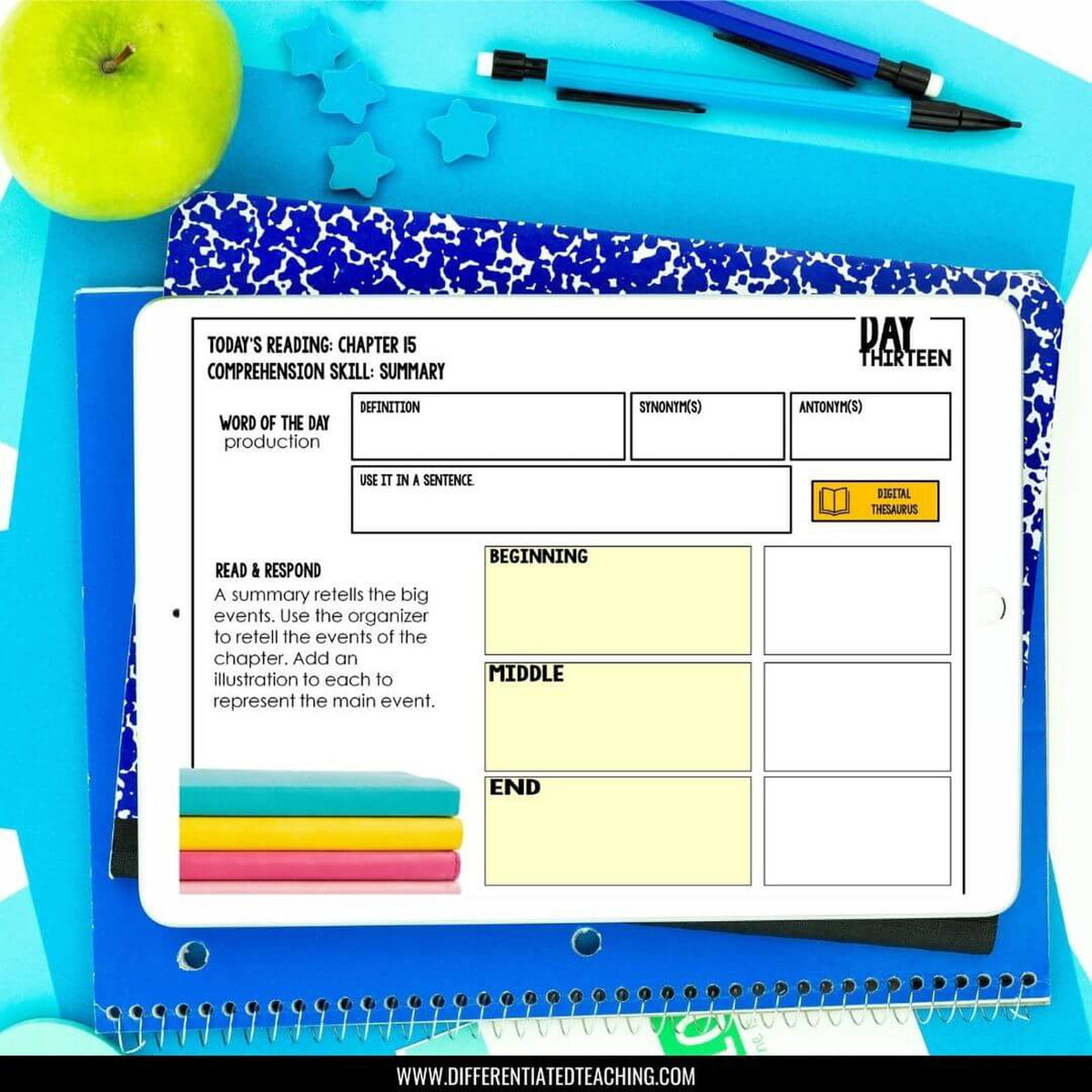 The Year of the Book Novel Unit - Differentiated Teaching with Rebecca Davies