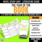 The Year of the Book Novel Unit - Differentiated Teaching with Rebecca Davies
