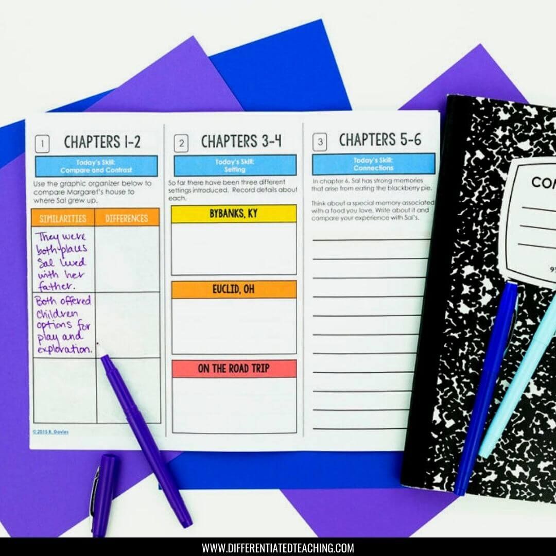 Walk Two Moons Novel Study - Differentiated Teaching with Rebecca Davies