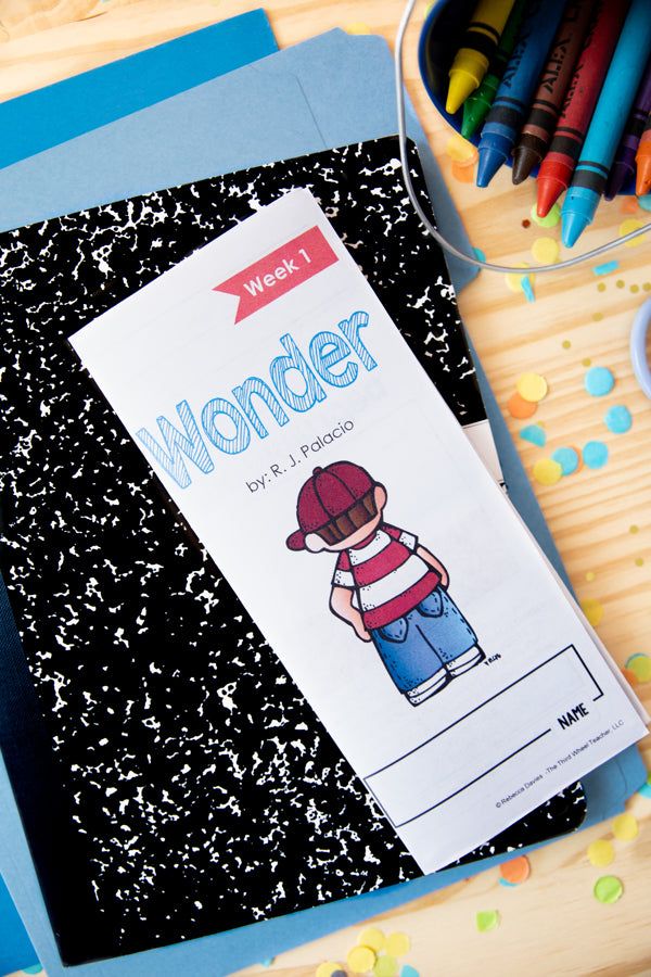 Wonder Novel Study - Differentiated Teaching with Rebecca Davies