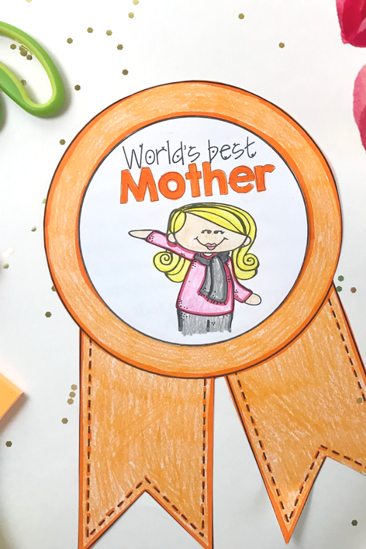 World's Best Mom - A Mothers Day Writing Craft - Differentiated Teaching with Rebecca Davies
