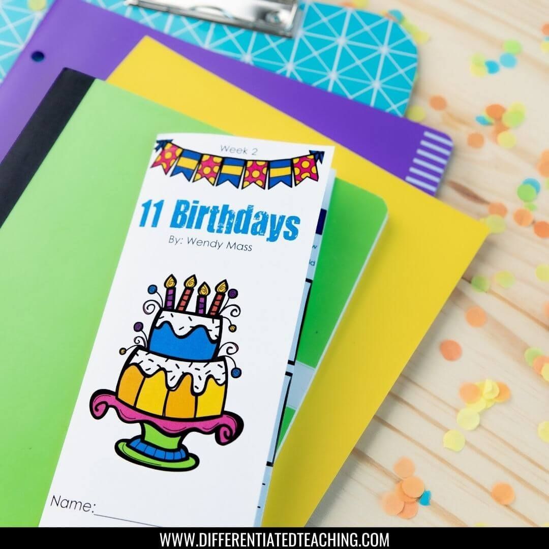 11 Birthdays Novel Study - Differentiated Teaching with Rebecca Davies