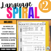 2nd Grade Daily Language Spiral Review - Differentiated Teaching with Rebecca Davies