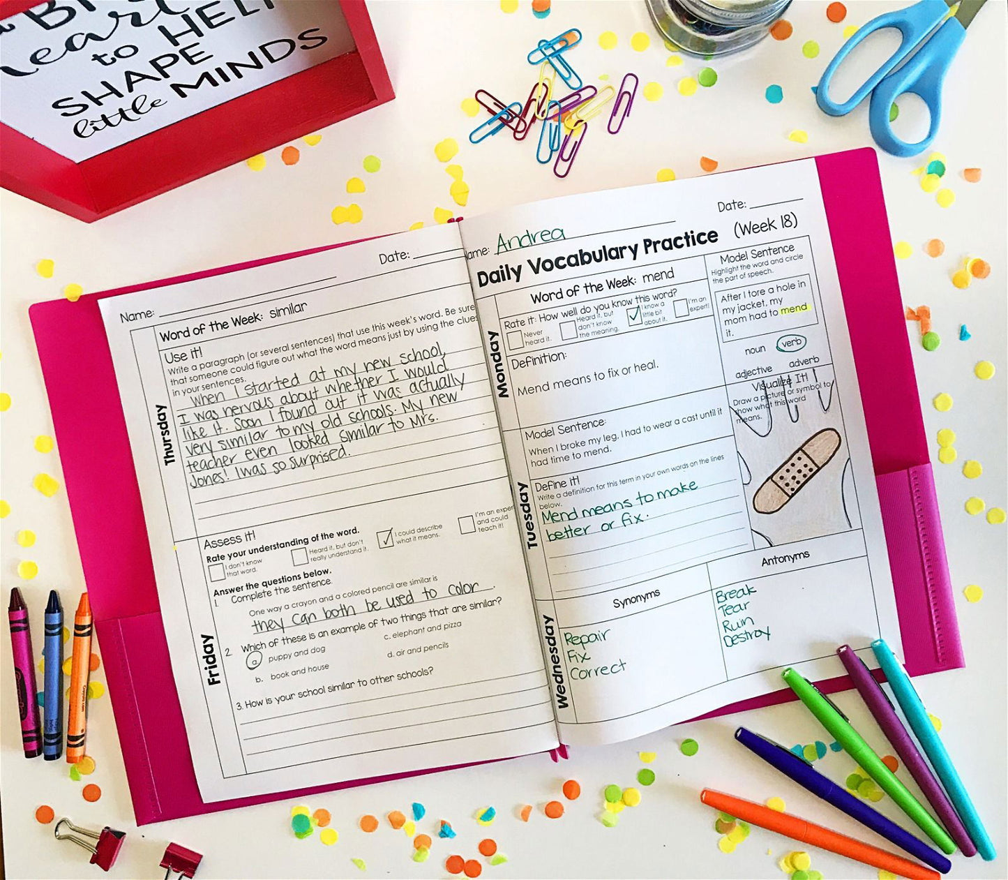 3rd Grade Academic Vocabulary: Daily activities to boost academic language - Differentiated Teaching with Rebecca Davies