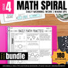 4th Grade Math Spiral Review – Daily Warm-Ups for Fourth Grade