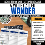 A Wolf Called Wander Novel Study - Differentiated Teaching with Rebecca Davies