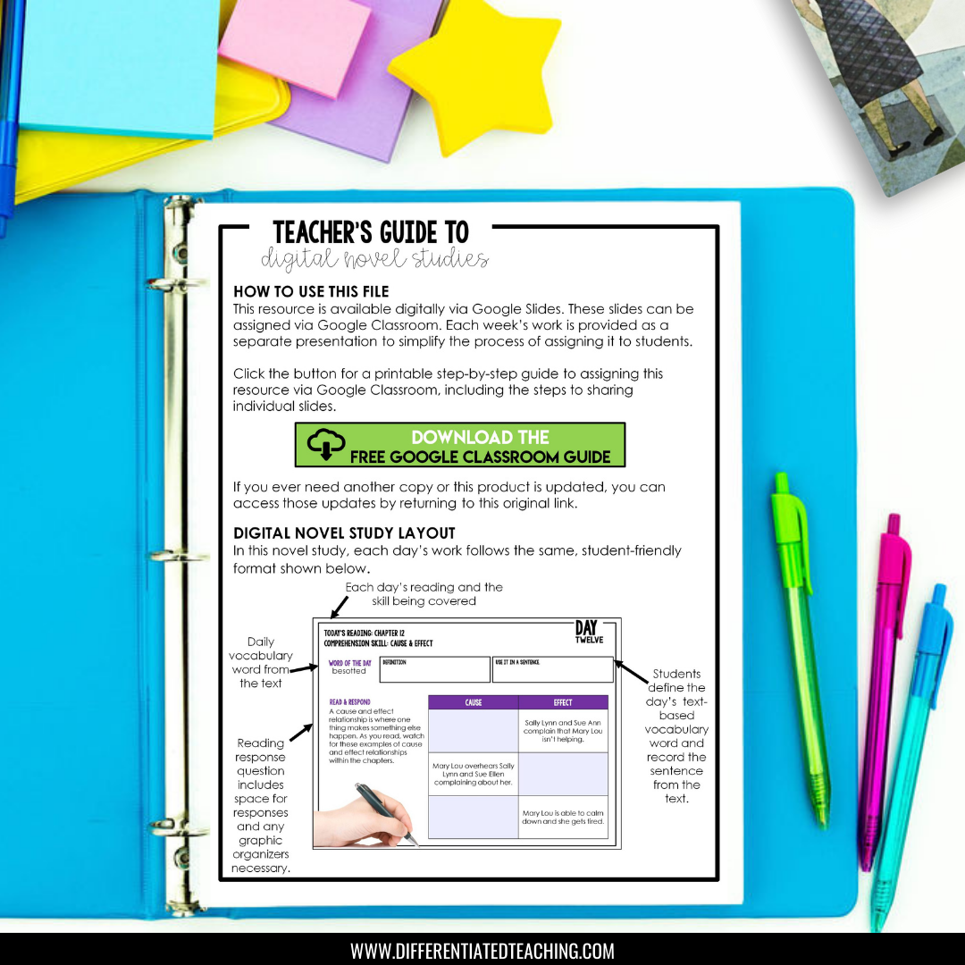 Absolutely Normal Chaos Novel Study Bundle - Differentiated Teaching with Rebecca Davies