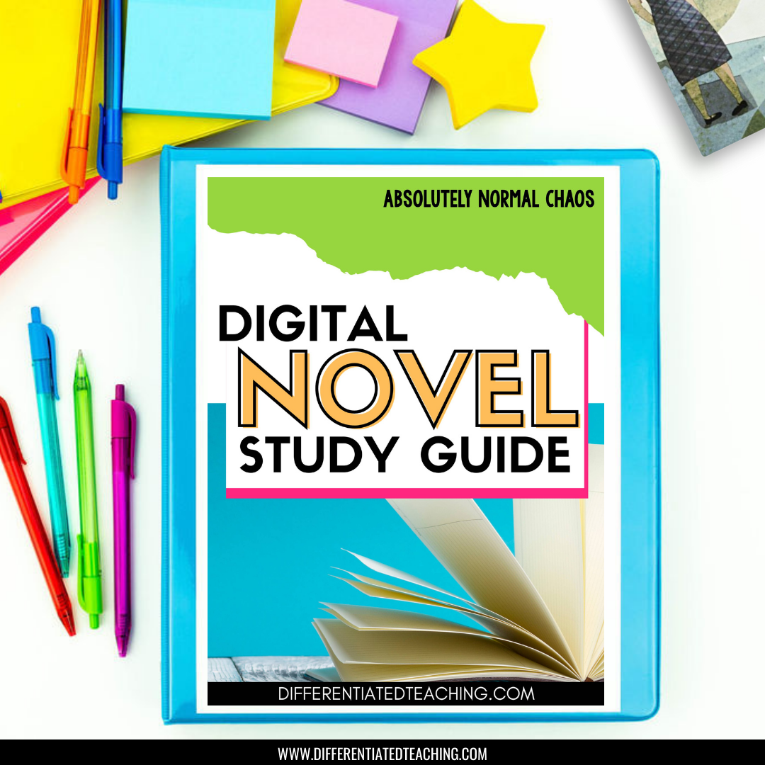 Absolutely Normal Chaos Novel Study Bundle - Differentiated Teaching with Rebecca Davies