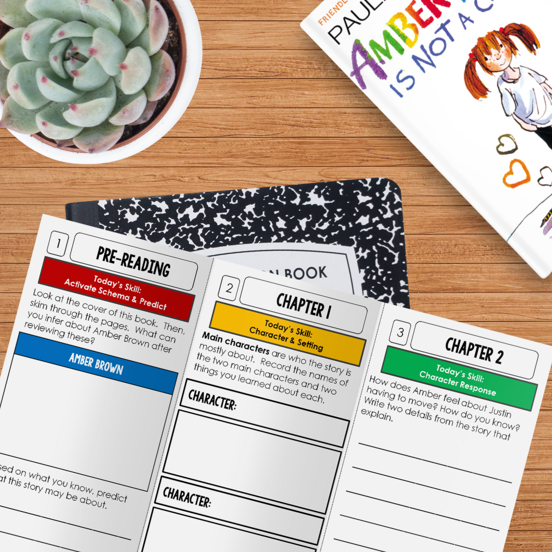 Amber Brown is Not a Crayon Novel Study - Differentiated Teaching with Rebecca Davies