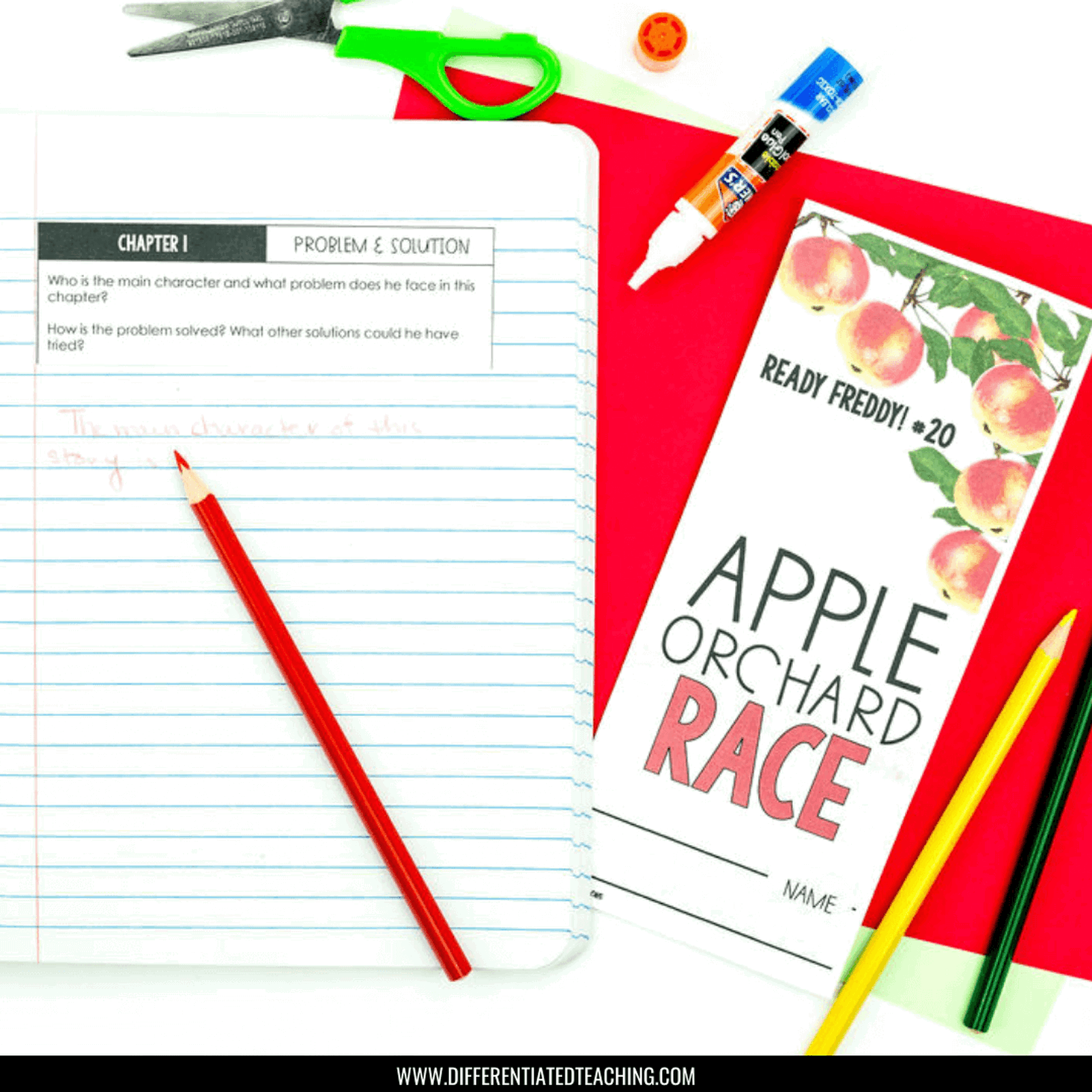 Apple Orchard Race  Novel Study | Ready, Freddy! #20 - Differentiated Teaching with Rebecca Davies