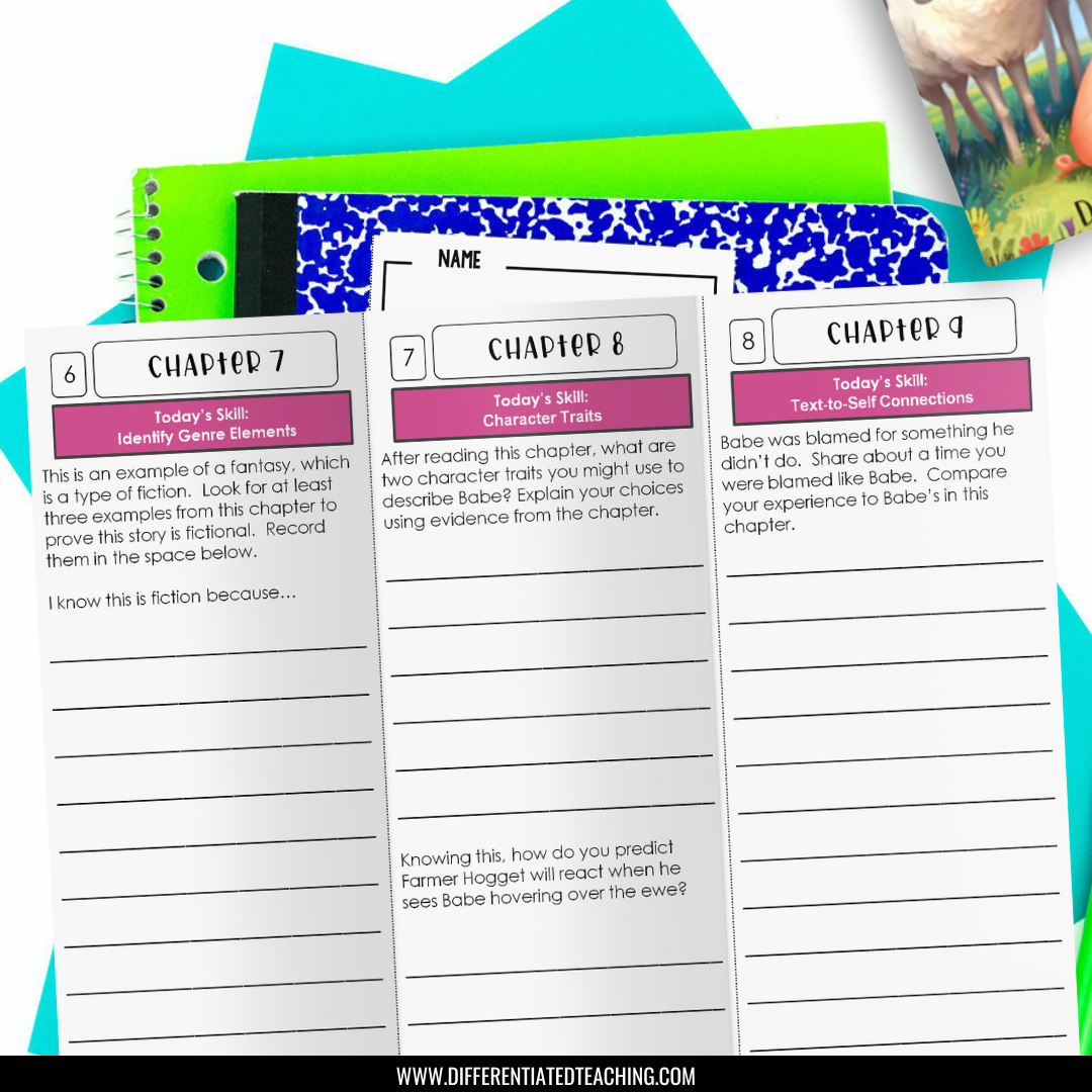 Babe the Gallant Pig Novel Study - Differentiated Teaching with Rebecca Davies