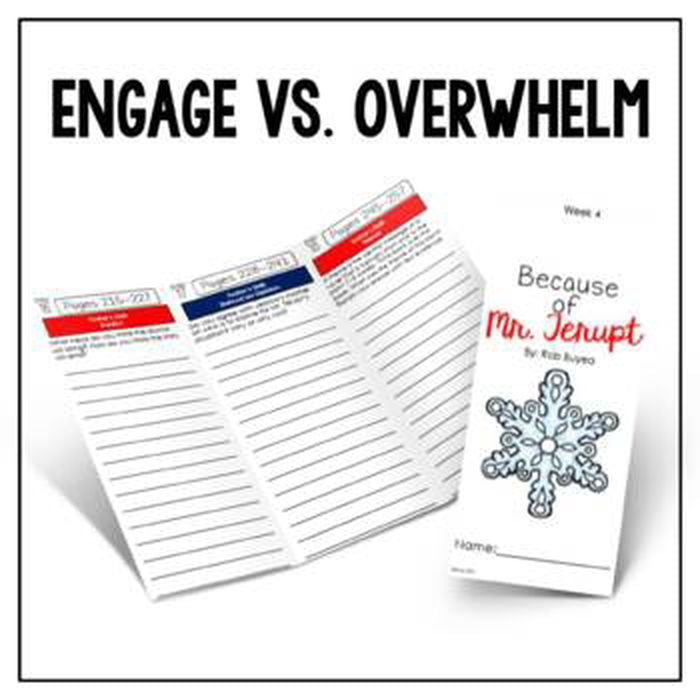 Because of Mr. Terupt Novel Study - Differentiated Teaching with Rebecca Davies