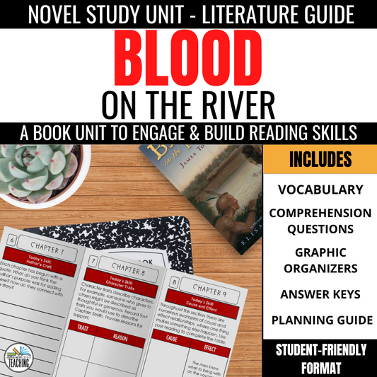 Blood on the River Novel Study - Differentiated Teaching with Rebecca Davies