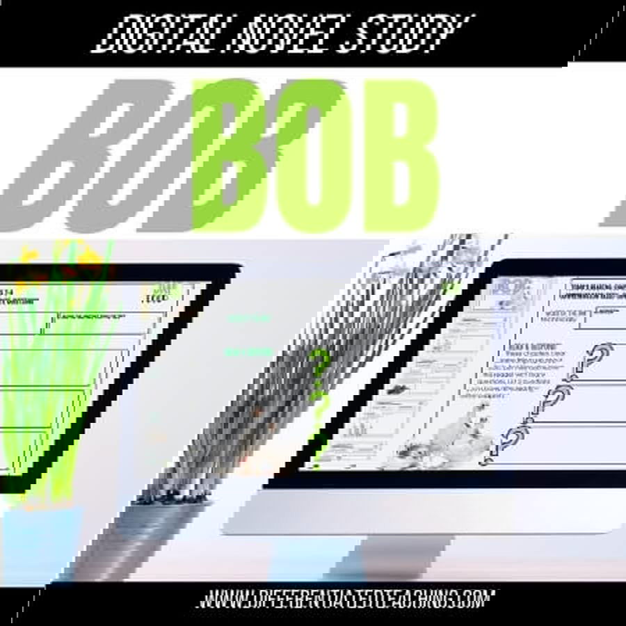 Bob Novel Study - Differentiated Teaching with Rebecca Davies