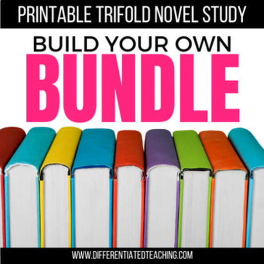 Build Your Own Novel Study Bundle - Differentiated Teaching with Rebecca Davies