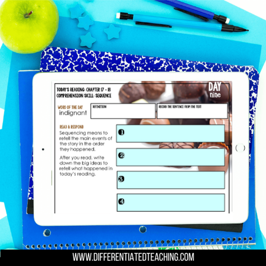 Charlie & the Chocolate Factory Novel Study - Differentiated Teaching with Rebecca Davies