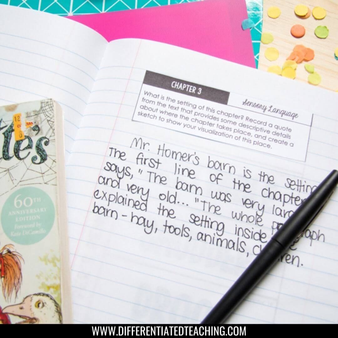 Charlotte's Web Novel Study - Differentiated Teaching with Rebecca Davies