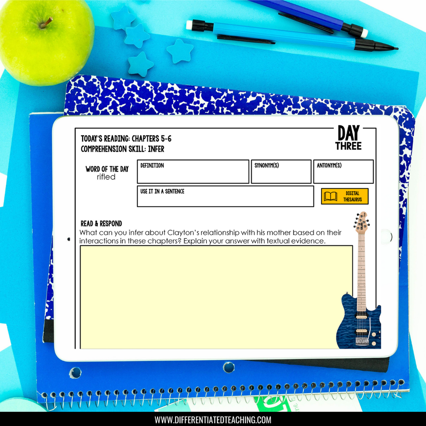 Clayton Byrd Goes Underground Novel Study - Differentiated Teaching with Rebecca Davies