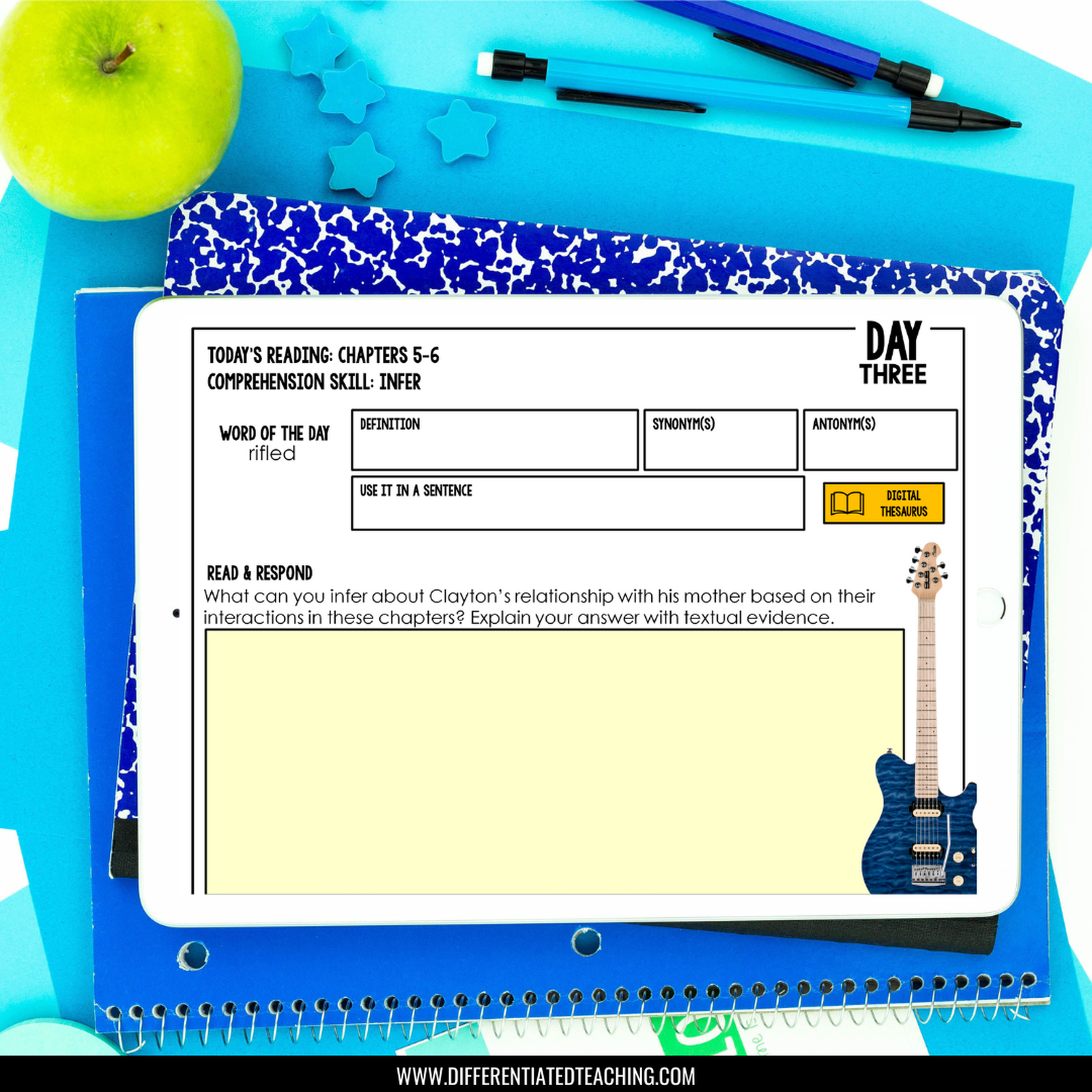 Clayton Byrd Goes Underground Novel Study - Differentiated Teaching with Rebecca Davies