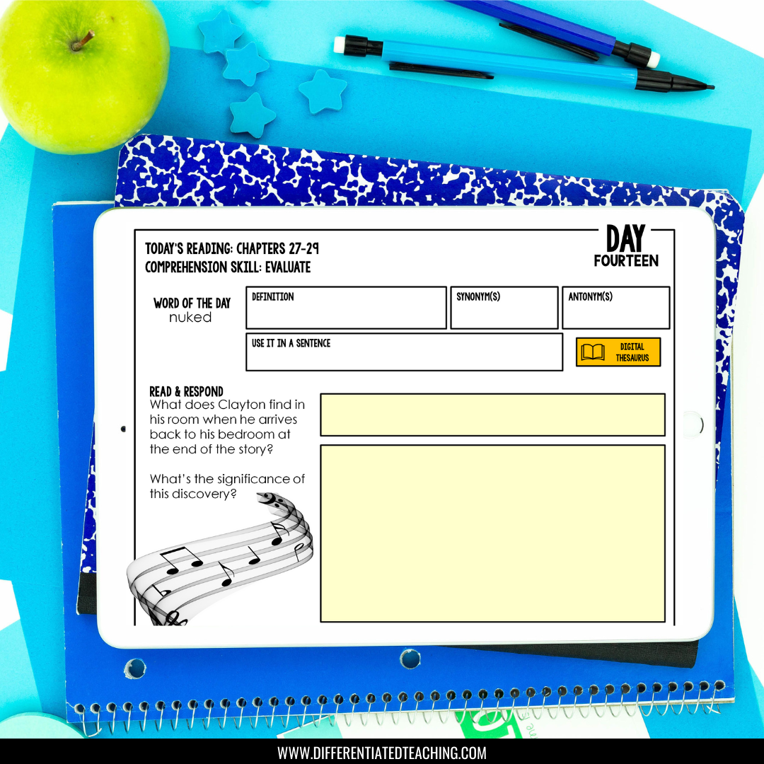 Clayton Byrd Goes Underground Novel Study - Differentiated Teaching with Rebecca Davies