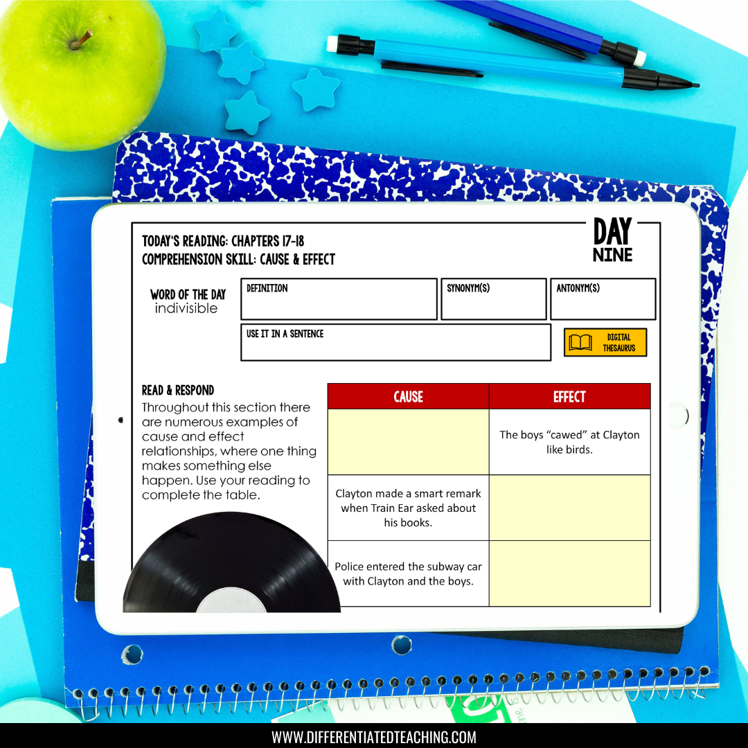 Clayton Byrd Goes Underground Novel Study - Differentiated Teaching with Rebecca Davies