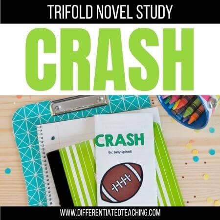Crash Novel Study - Differentiated Teaching with Rebecca Davies