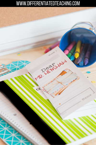 Dear Mr. Henshaw Novel Study - Differentiated Teaching with Rebecca Davies