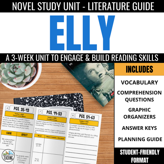 Elly: My True Story of the Holocaust Novel Study - Differentiated Teaching with Rebecca Davies