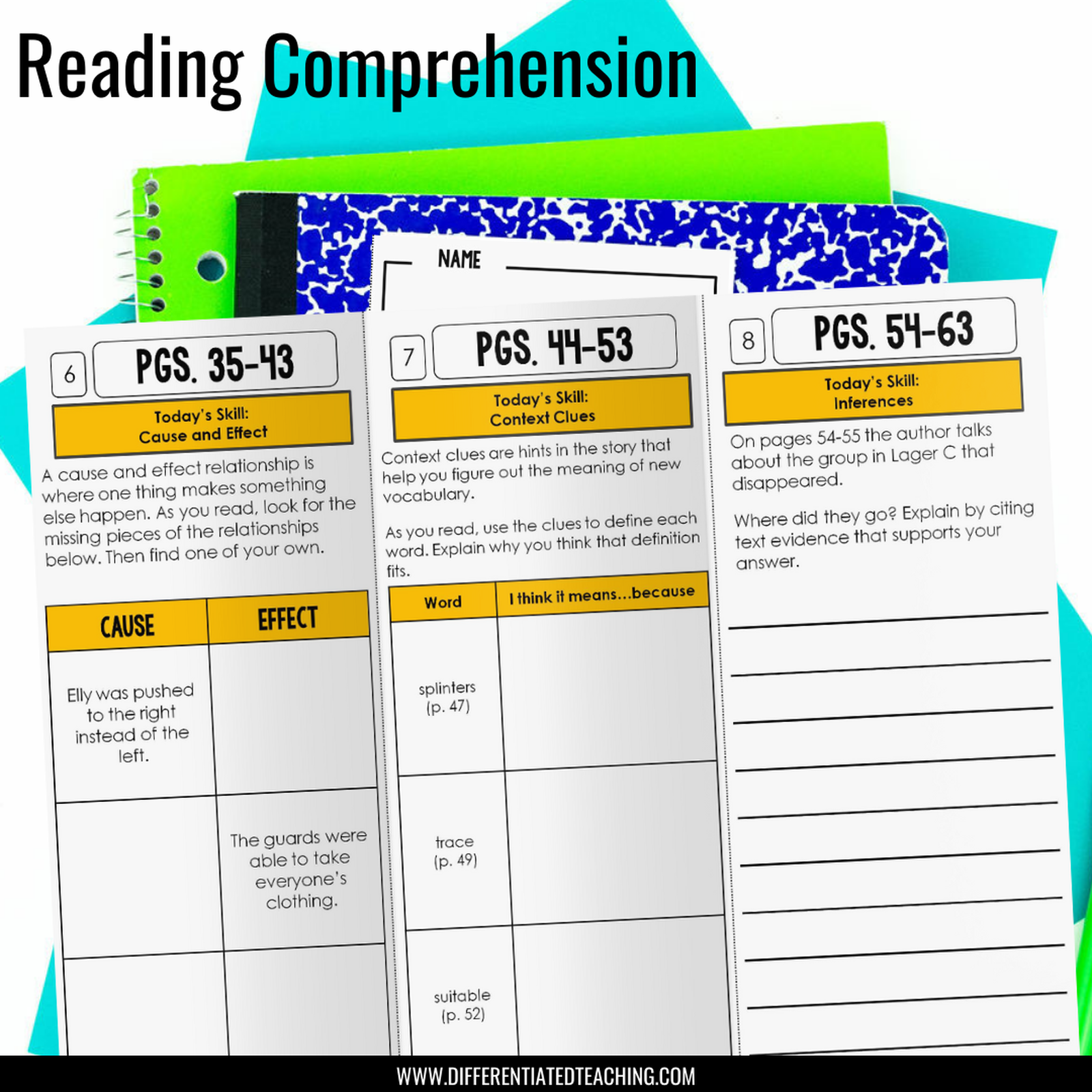 Elly: My True Story of the Holocaust Novel Study - Differentiated Teaching with Rebecca Davies