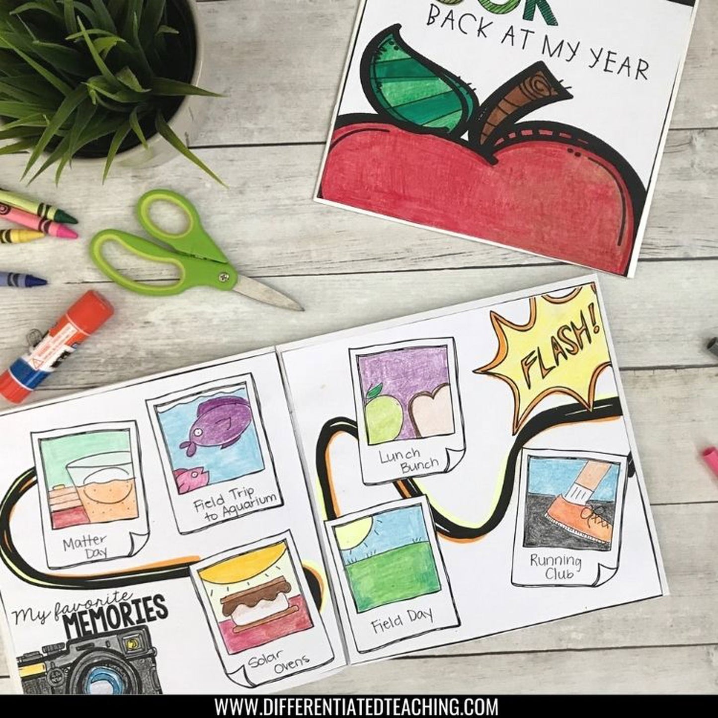 End of Year Memory Book - Multi-grade version - Differentiated Teaching with Rebecca Davies