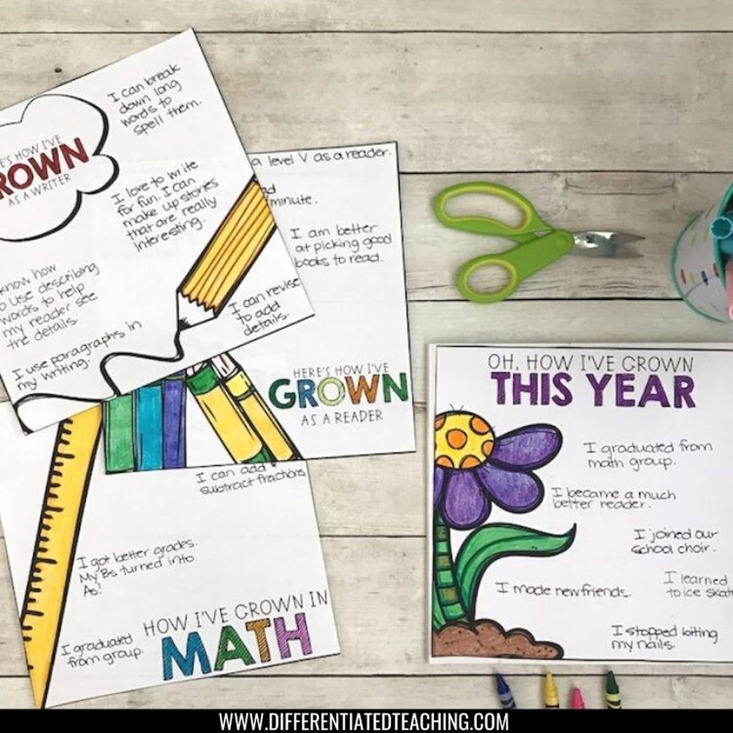 End of Year Memory Book - Multi-grade version - Differentiated Teaching with Rebecca Davies