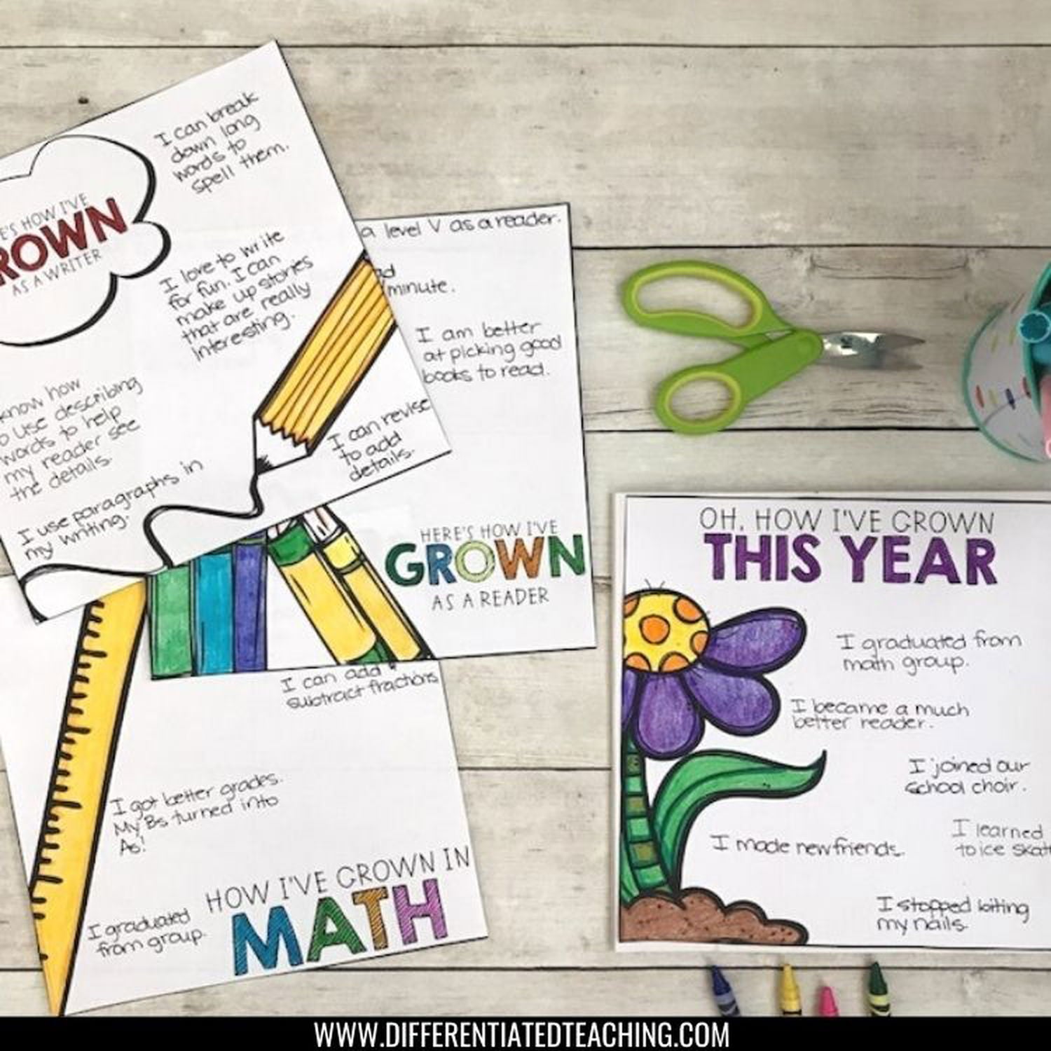 End of Year Memory Book - Multi-grade version - Differentiated Teaching with Rebecca Davies