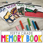 End of Year Memory Book for 5th grade - Differentiated Teaching with Rebecca Davies
