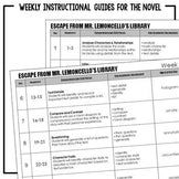 Escape from Mr. Lemoncello's Library Novel Study - Differentiated Teaching with Rebecca Davies