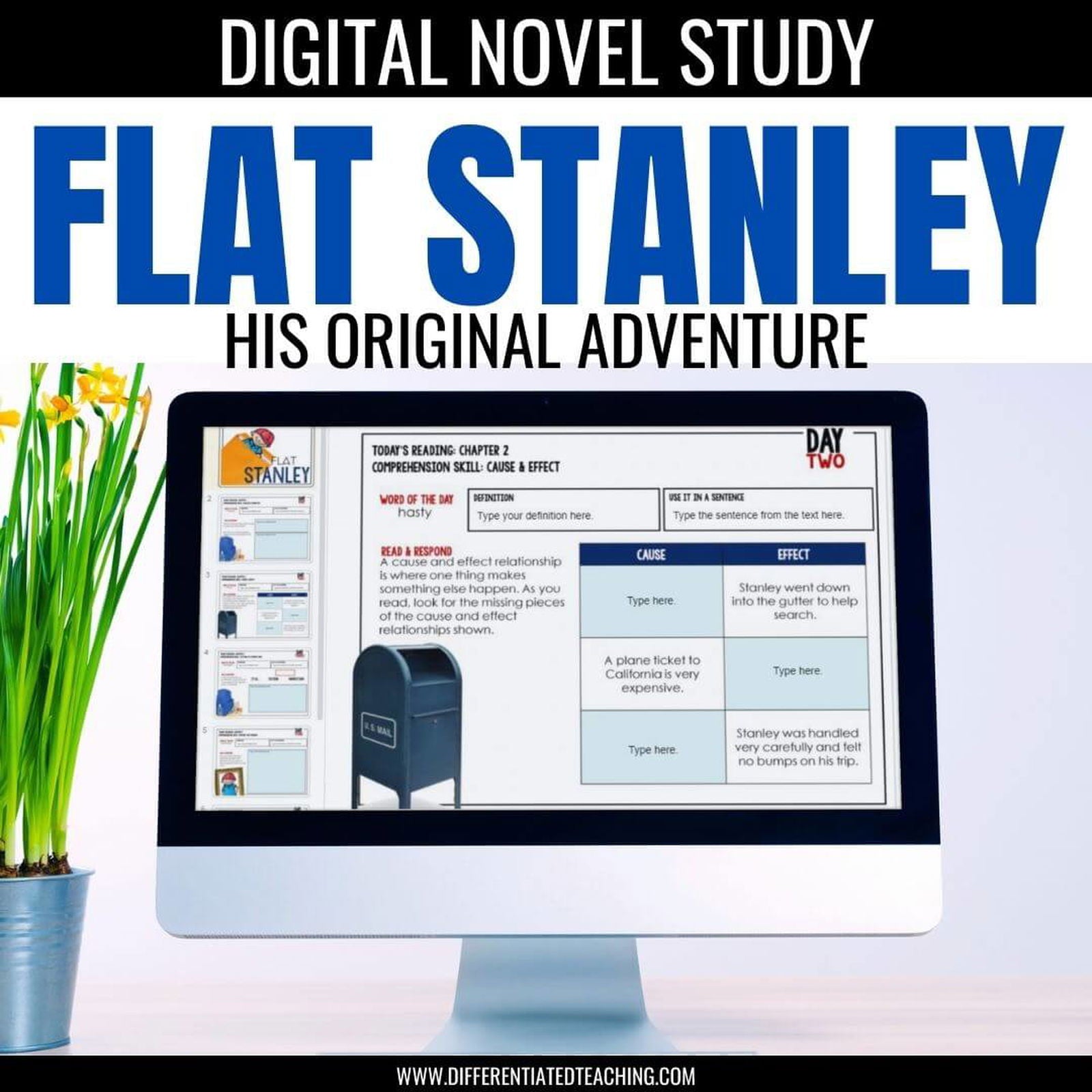 Flat Stanley: His Original Adventure Novel Study - Differentiated Teaching with Rebecca Davies
