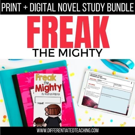 Freak the Mighty Novel Study - Differentiated Teaching with Rebecca Davies